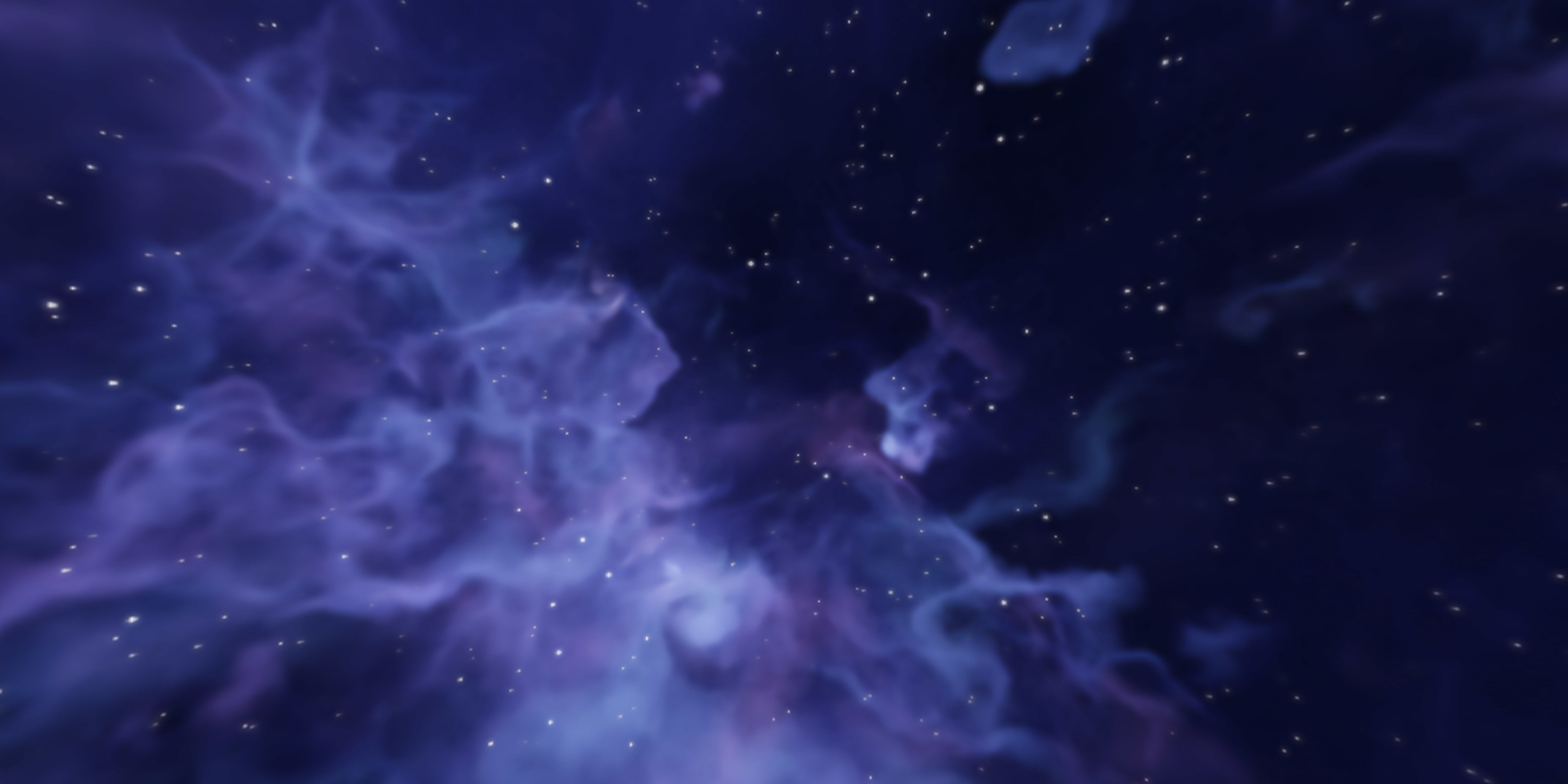 HDRI Panoramic Sky - real violet nebula 360 starfield Low-poly 3D model_8