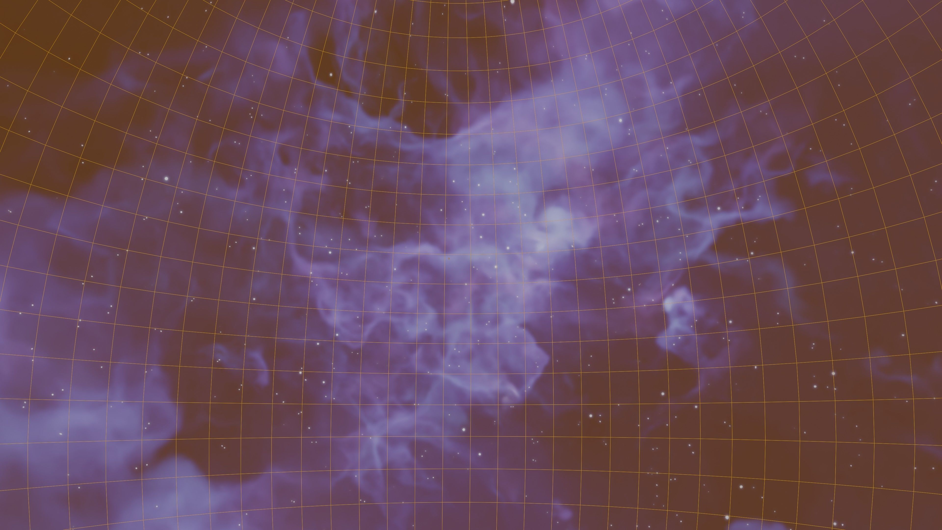 HDRI Panoramic Sky - real violet nebula 360 starfield Low-poly 3D model_1
