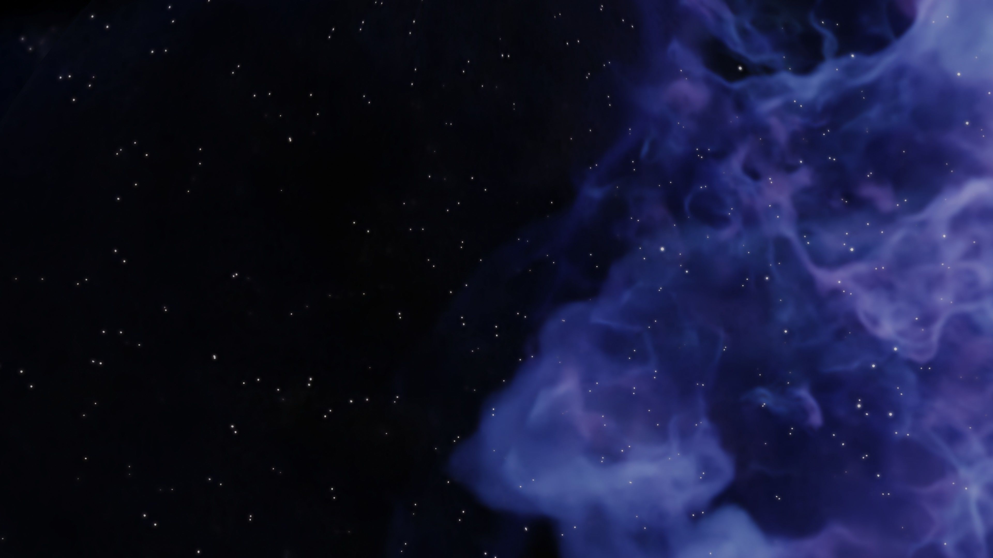 HDRI Panoramic Sky - real violet nebula 360 starfield Low-poly 3D model_11