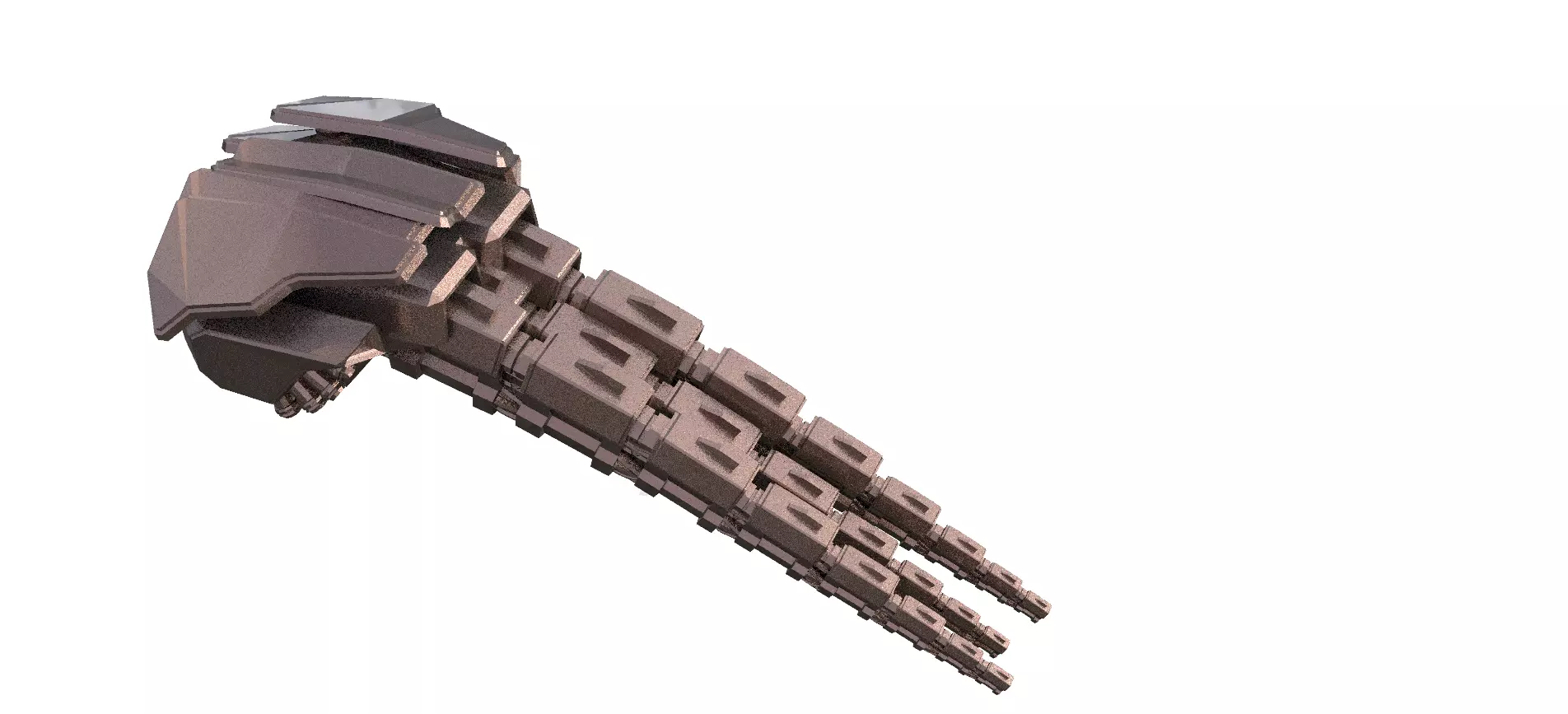 Robot tail 8 3D 3D model_0