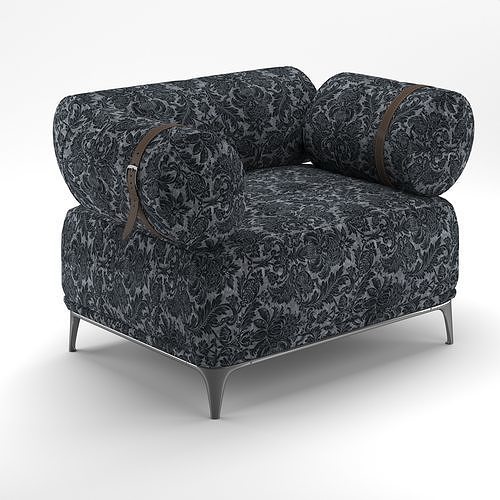 arm chair Low-poly 3D model