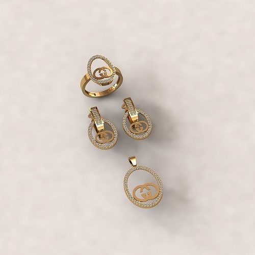 engagement rings 3D Model Collection 3D print model tmtr08 3D print model