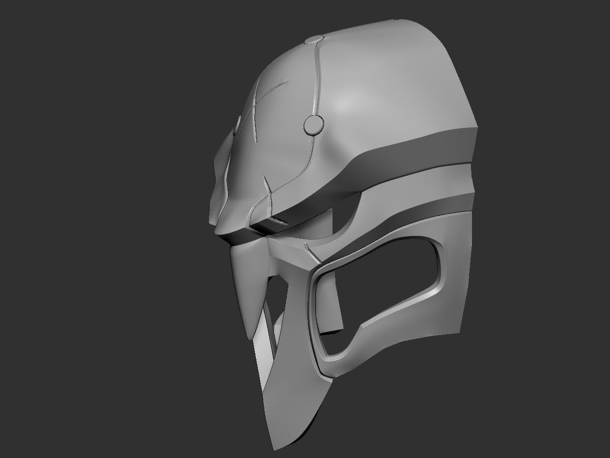 reaper mask-file STL for print  3D print model_8