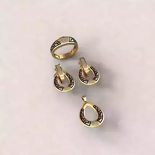 engagement rings 3D Model Collection tmtr07