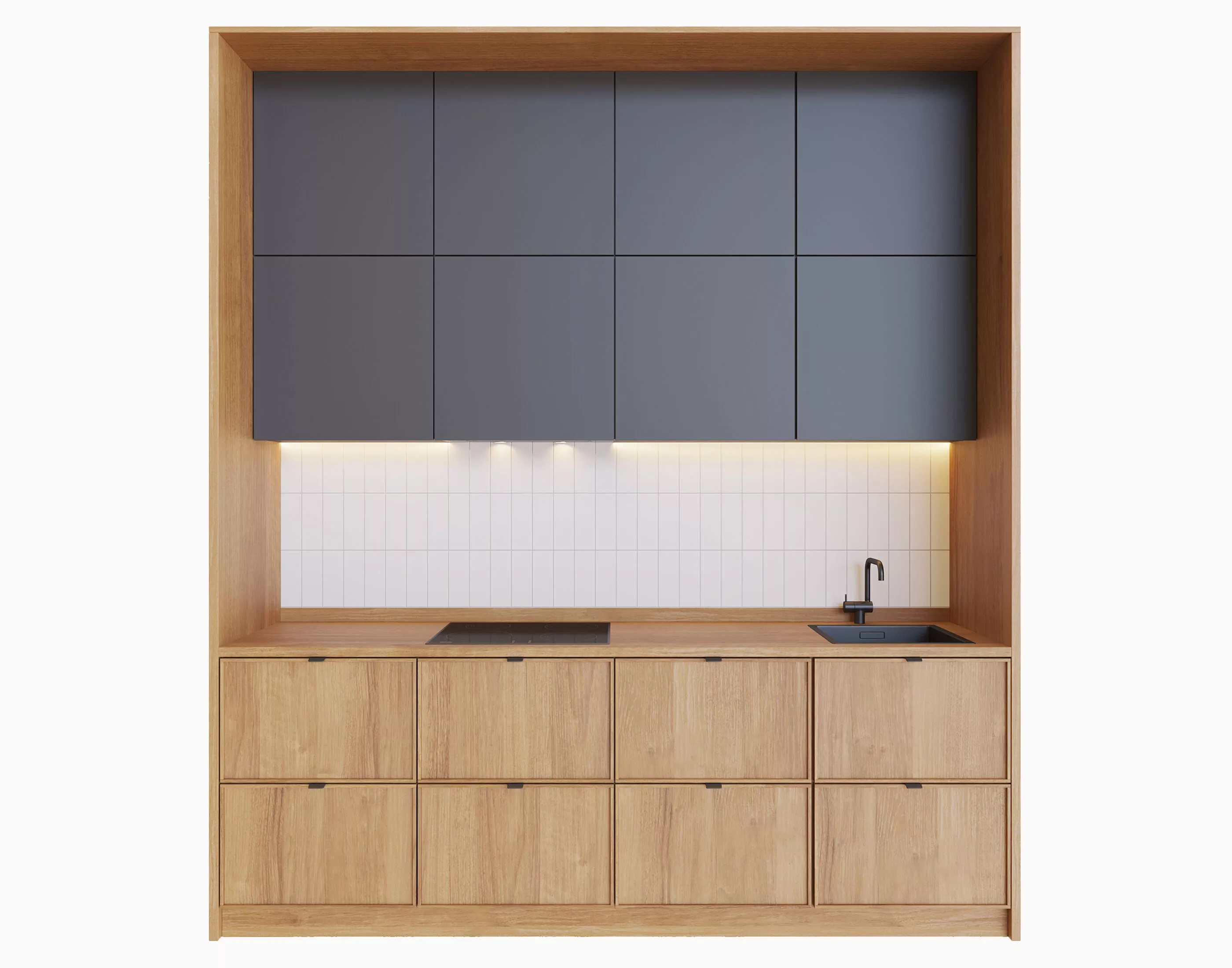Modern Kitchen 17 3D model