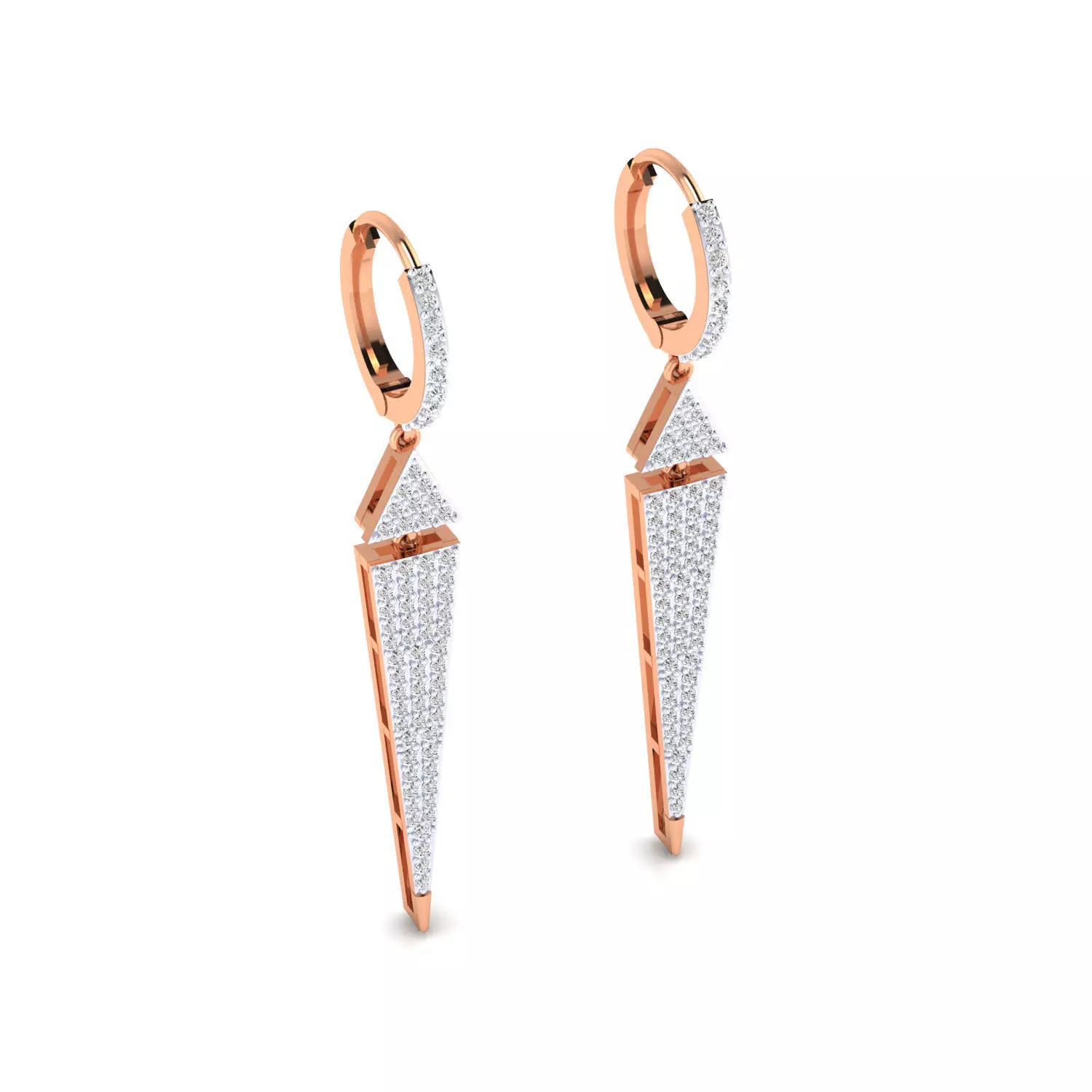 Women Earrings 3D print model