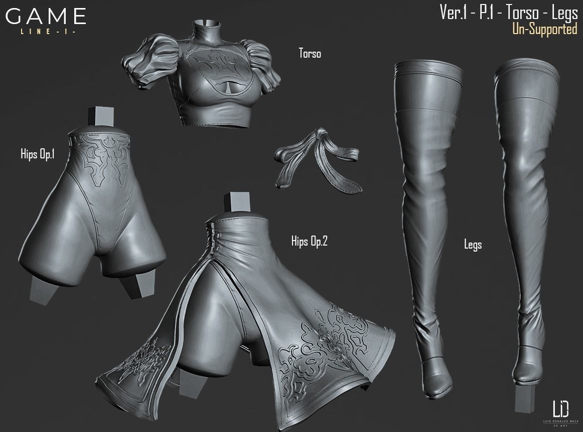 2B - 3D print - STL - Nier 3D print model_16