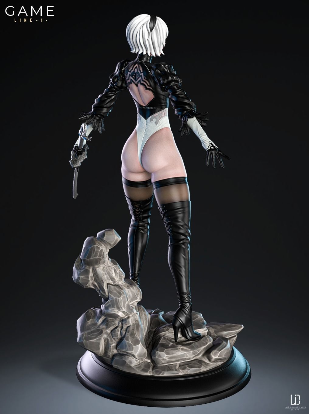 2B - 3D print - STL - Nier 3D print model_13