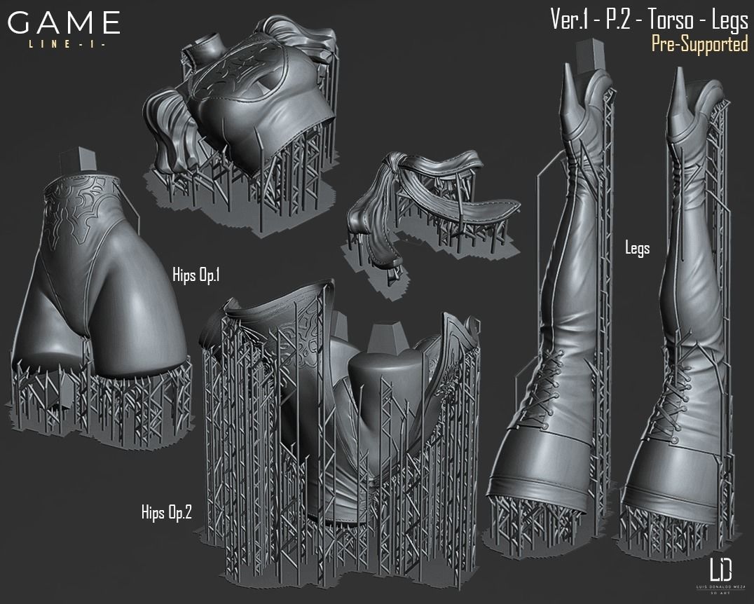 2B - 3D print - STL - Nier 3D print model_23