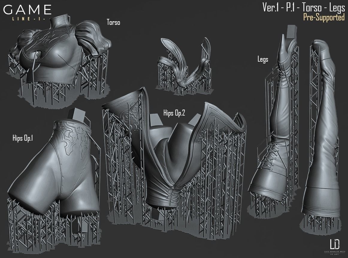 2B - 3D print - STL - Nier 3D print model_17