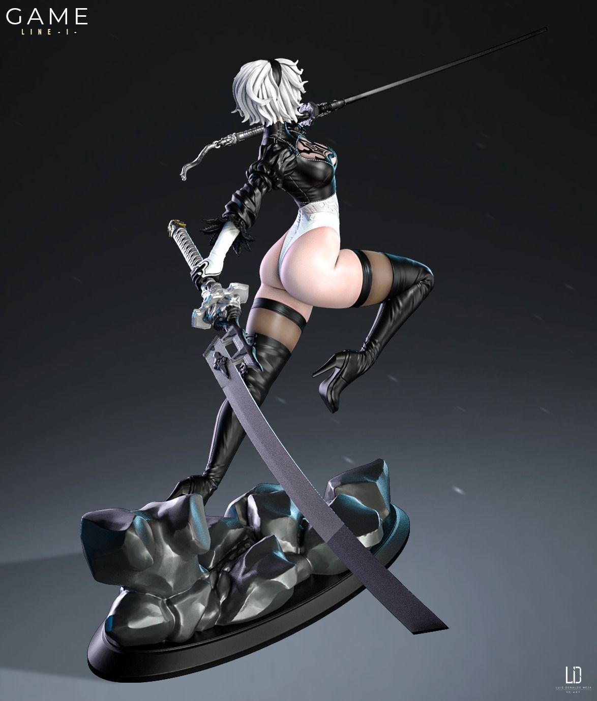 2B - 3D print - STL - Nier 3D print model_25
