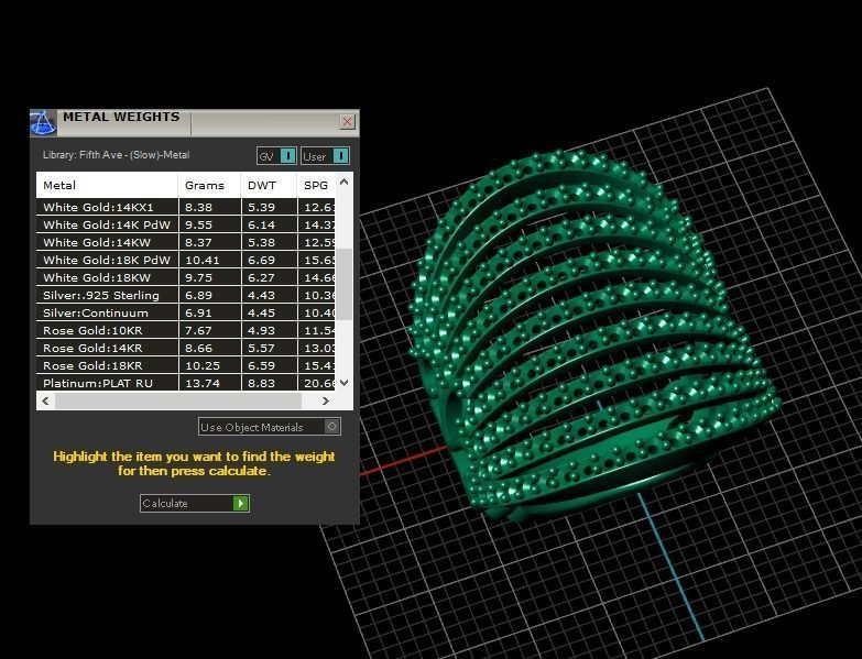 Model 574 Pave Diamond Ring 7 US Size  3D print model_18