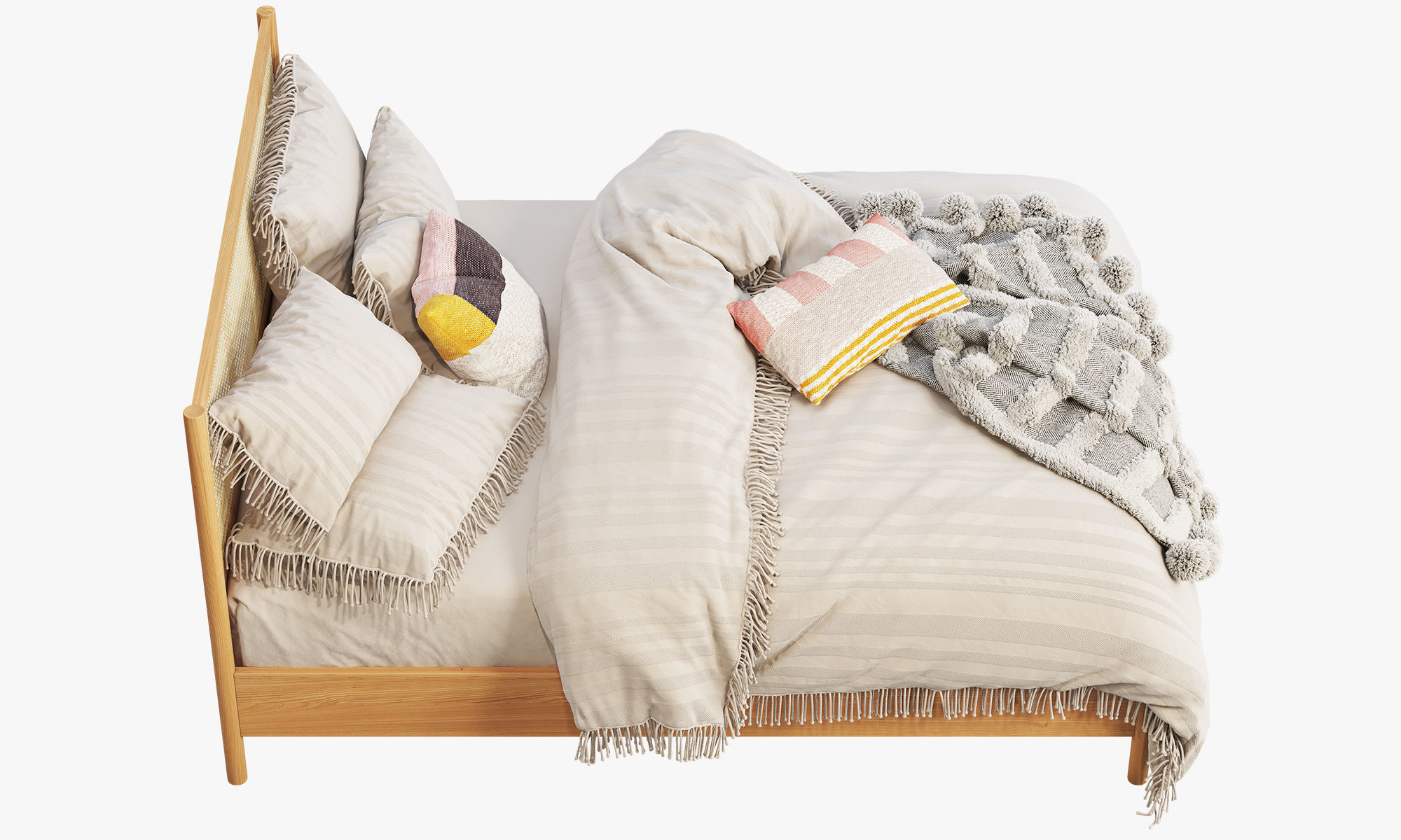 Joybird Cleo Bed 3D model_11