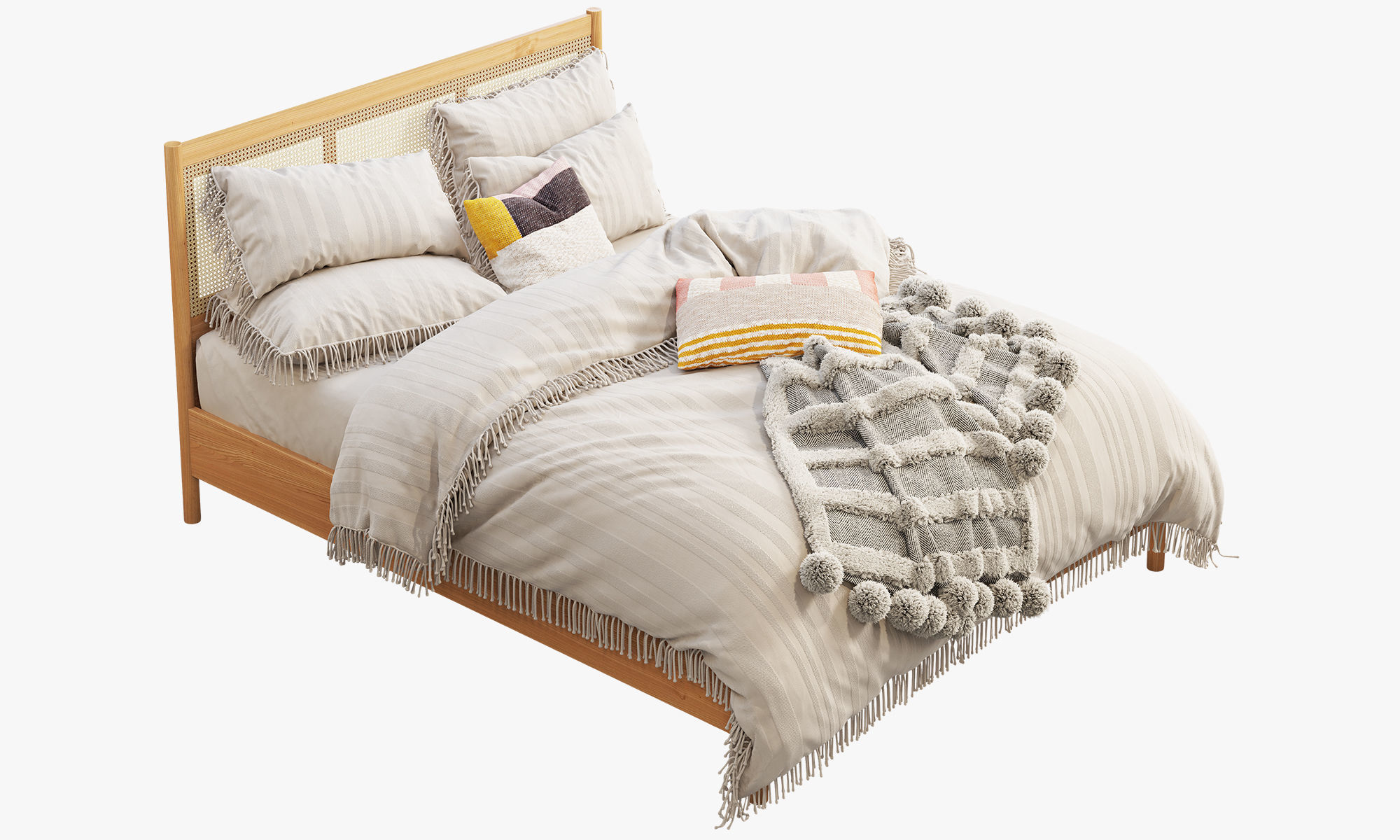 Joybird Cleo Bed 3D model_5