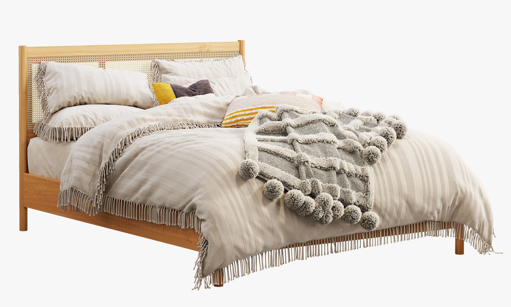 Joybird Cleo Bed 3D model_1