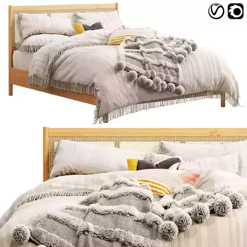 Joybird Cleo Bed 3D model