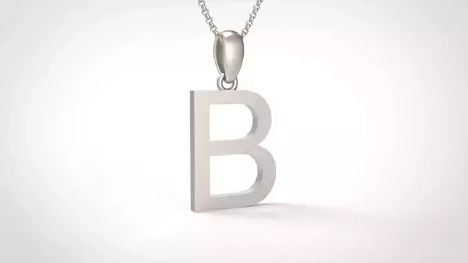 Model 603 Classic Initial Light B Letter