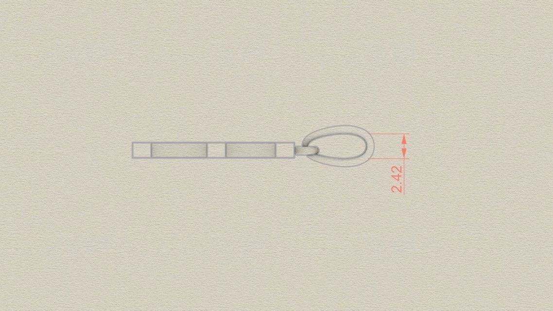 Model 606 Classic Initial Light E Letter 3D print model_7