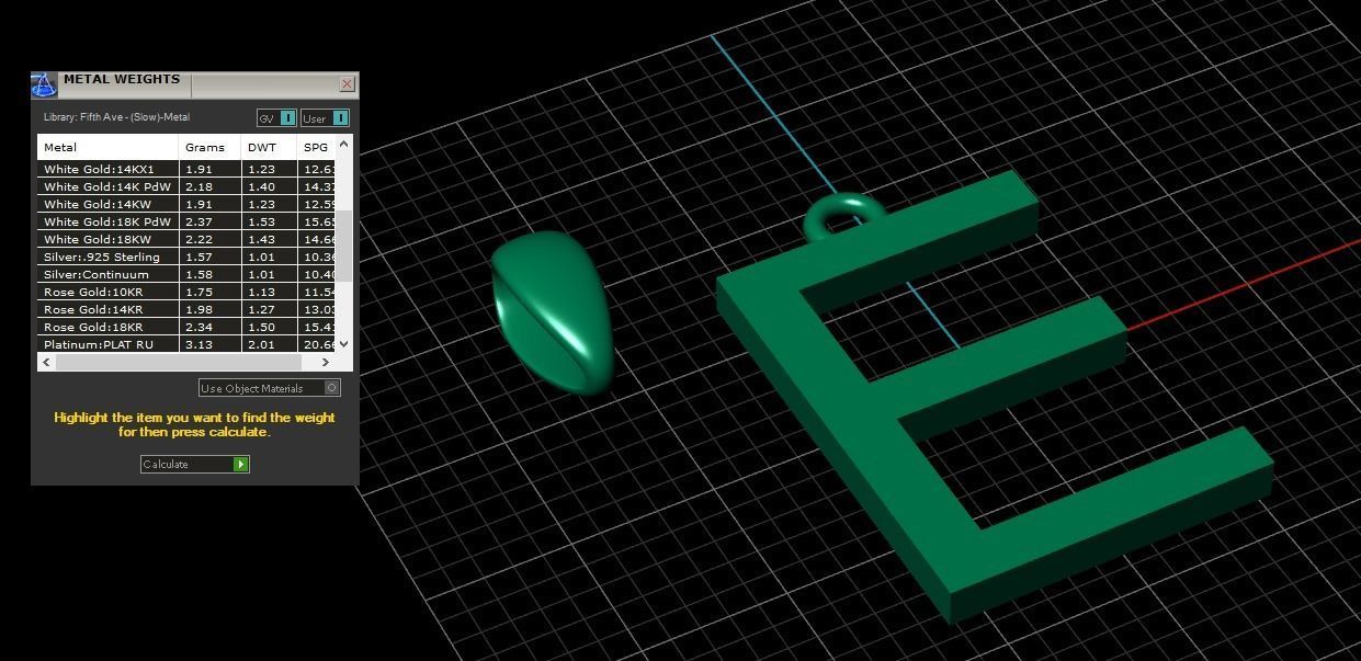 Model 606 Classic Initial Light E Letter 3D print model_13