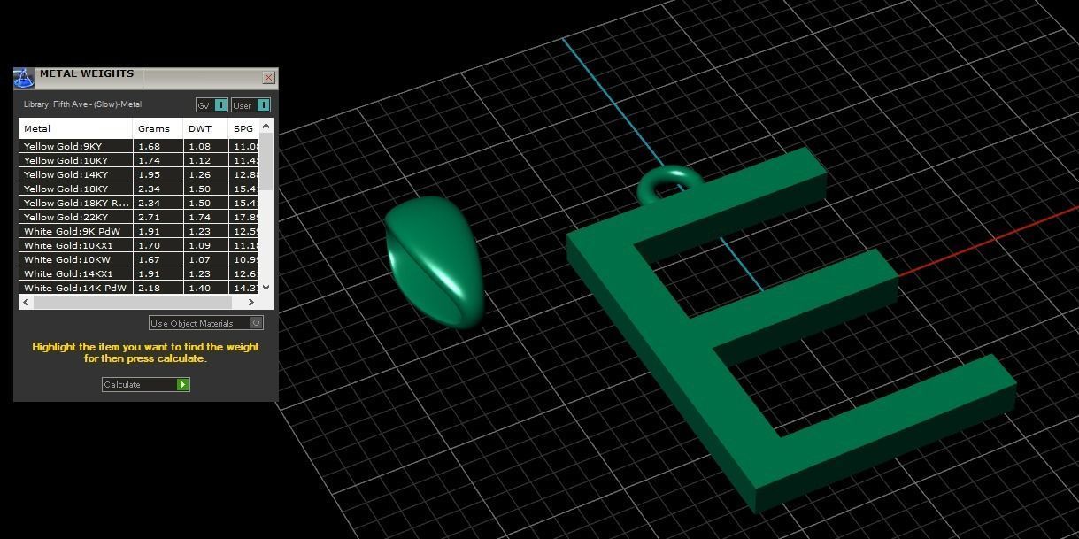 Model 606 Classic Initial Light E Letter 3D print model_12