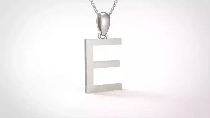 Model 606 Classic Initial Light E Letter