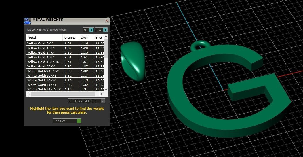 Model 608 Classic Initial Light G Letter 3D print model_11