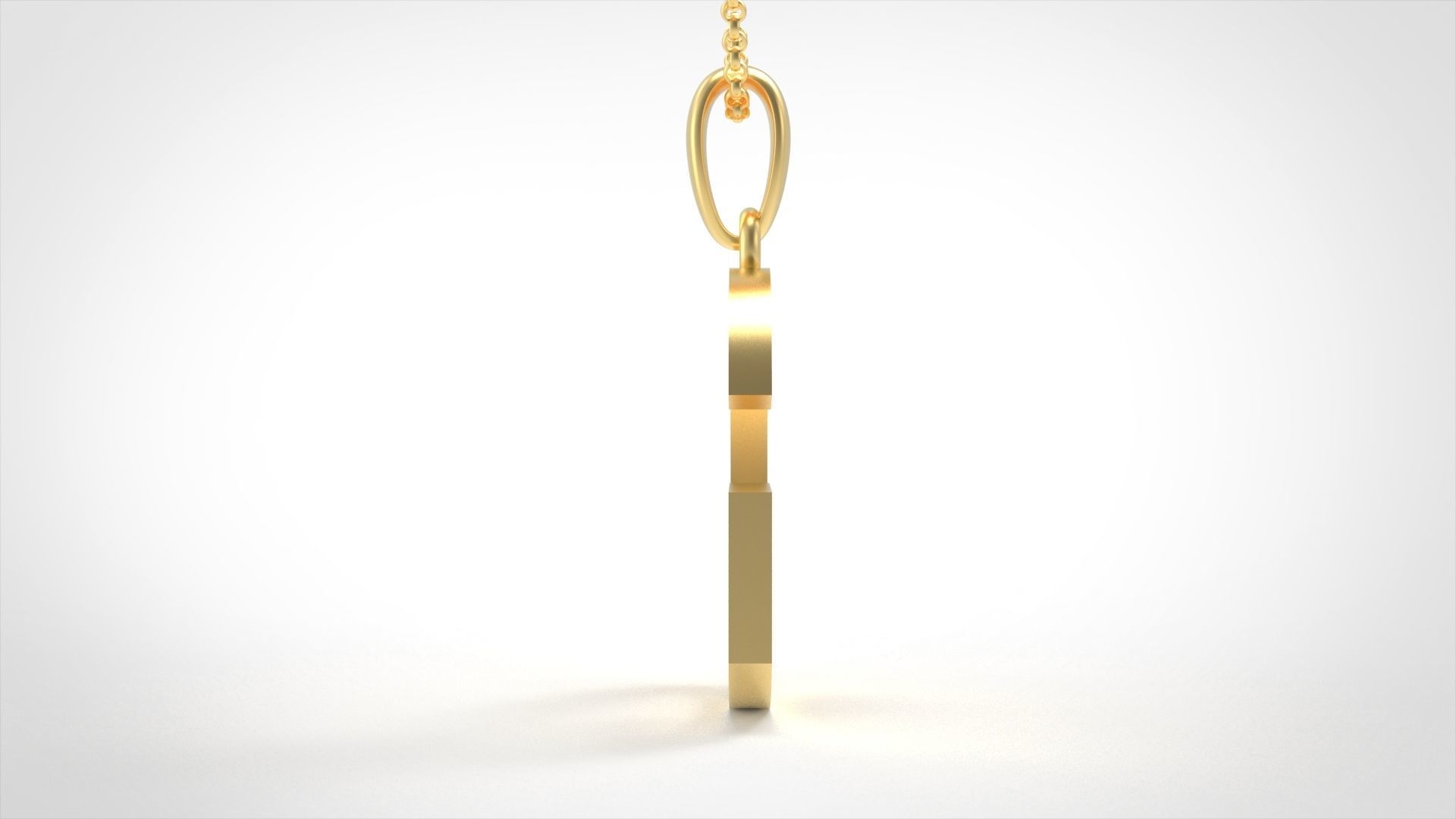 Model 608 Classic Initial Light G Letter 3D print model_2