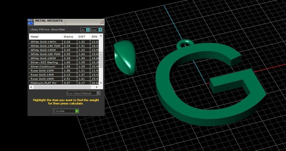 Model 608 Classic Initial Light G Letter 3D print model_12