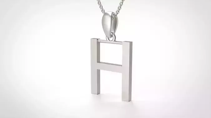 Model 609 Classic Initial Light H Letter