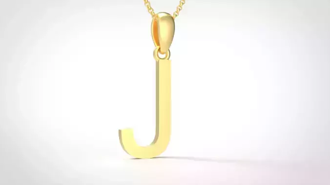 Model 611 Classic Initial Light J Letter