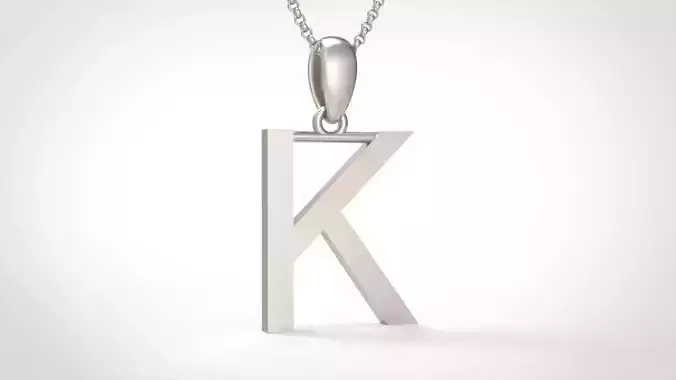 Model 612 Classic Initial Light K Letter