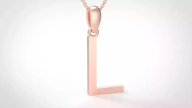 Model 613 Classic Initial Light L Letter