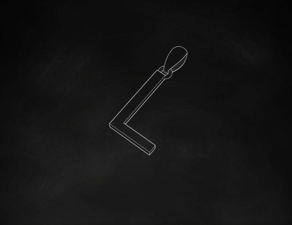 Model 613 Classic Initial Light L Letter 3D print model_10