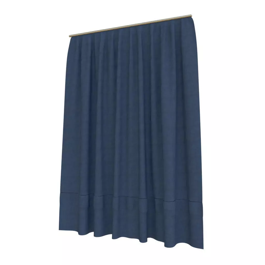  Demin Curtain  3D model_0