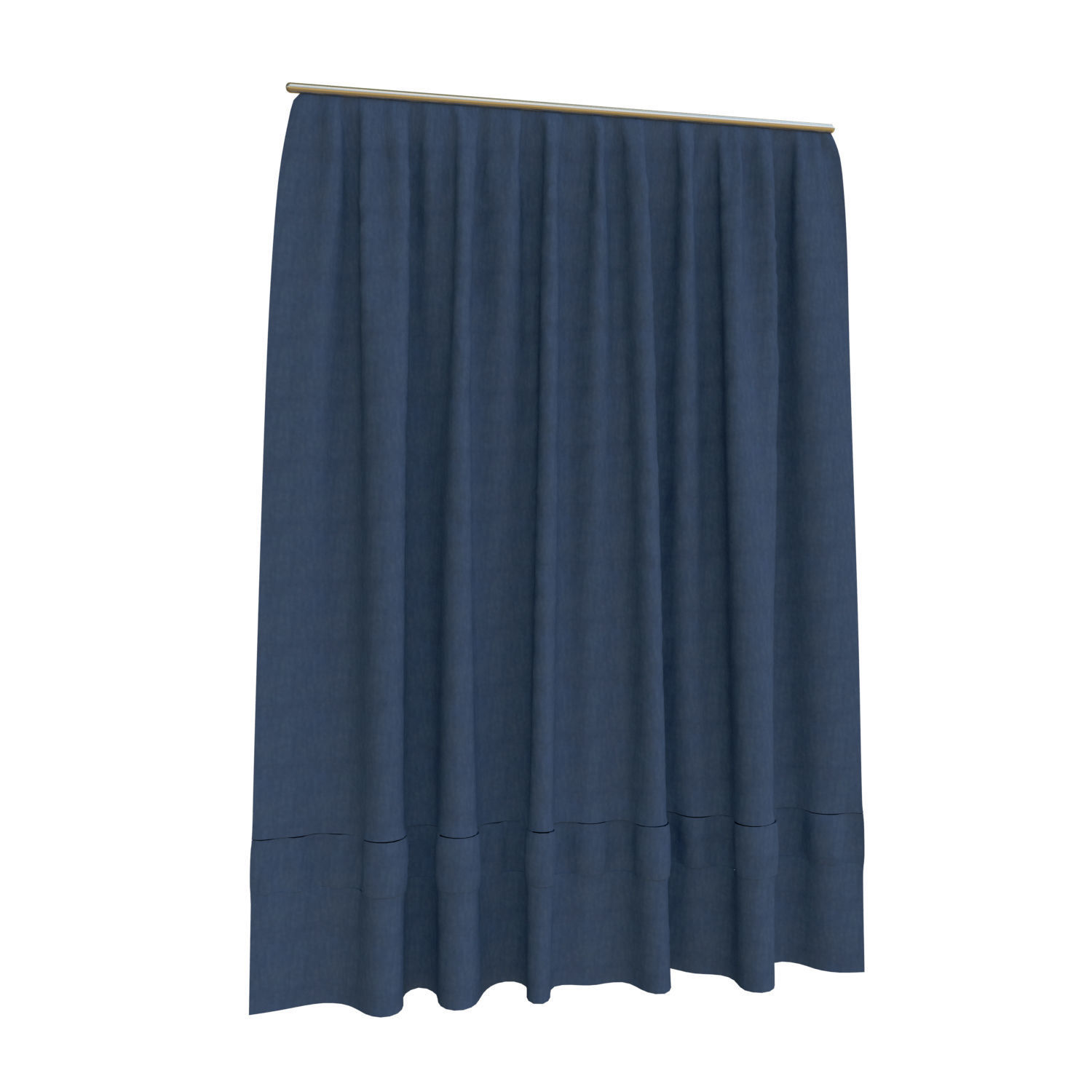  Demin Curtain  3D model_5