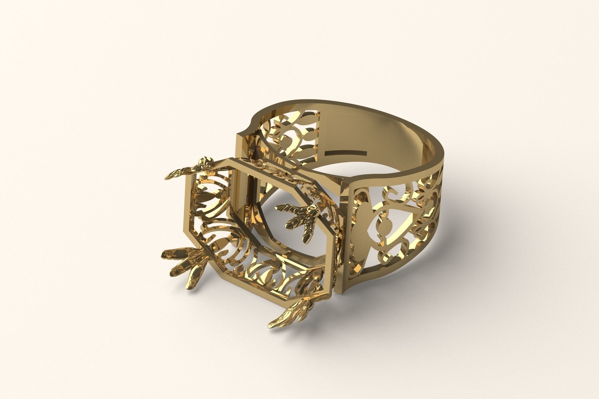 Ring R 39 3D print model_2