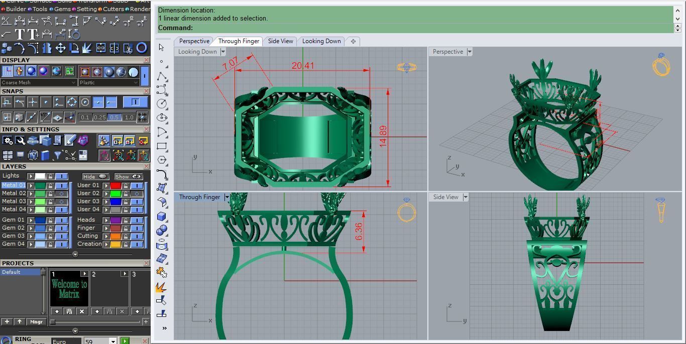 Ring R 39 3D print model_4