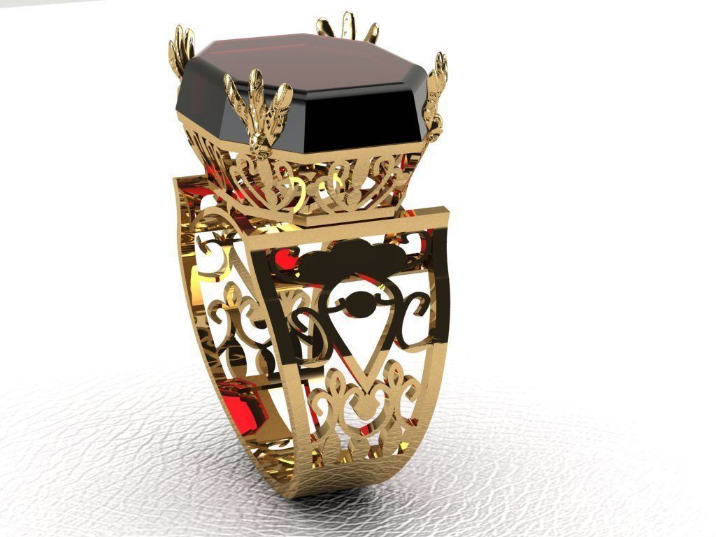 Ring R 39 3D print model_1