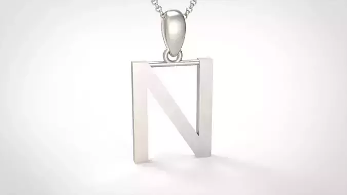 Model 615 Classic Initial Light N Letter