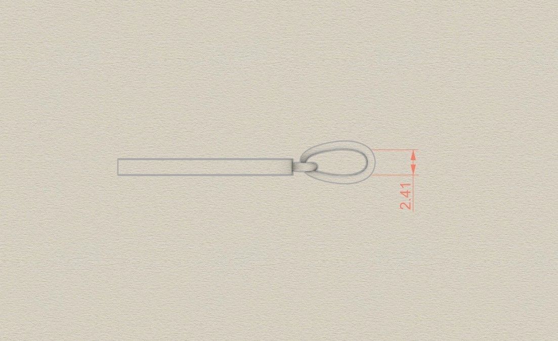 Model 616 Classic Initial Light O Letter 3D print model_7