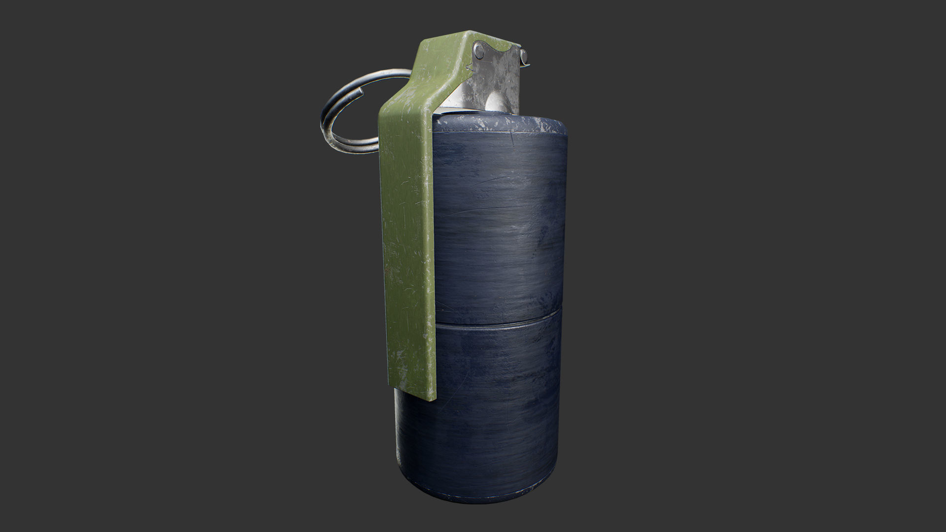 Mk3 Concussion Grenade Low-poly 3D model_7