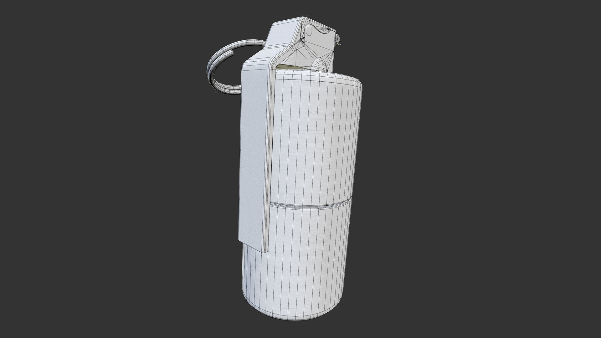 Mk3 Concussion Grenade Low-poly 3D model_9