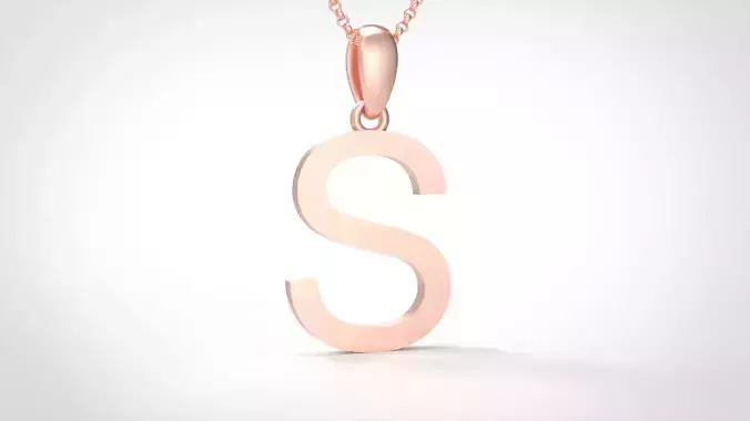 Model 619 Classic Initial Light S Letter