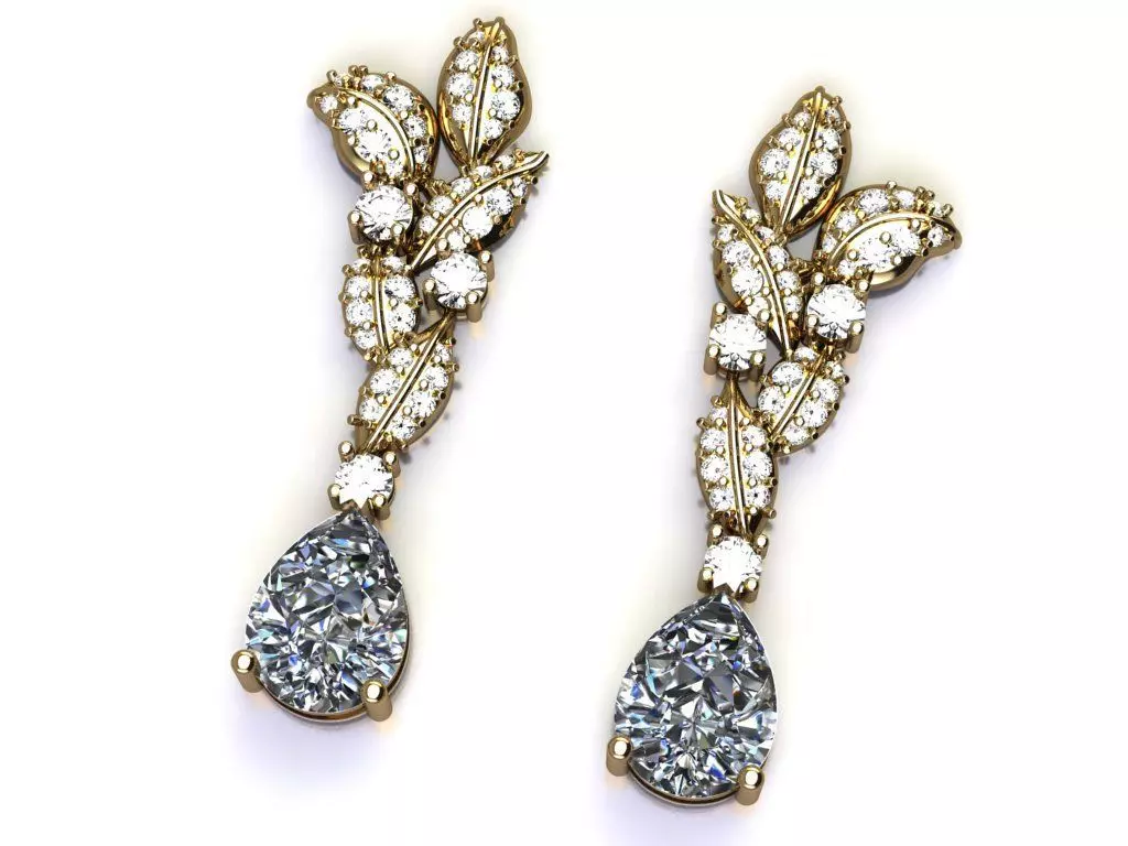 Earring  E 04 3D print model_0