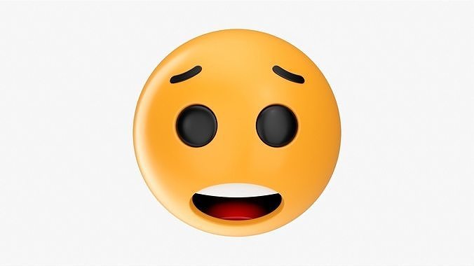 Emoji 070 Feared 3D model
