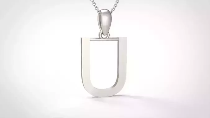 Model 621 Classic Initial Light U Letter