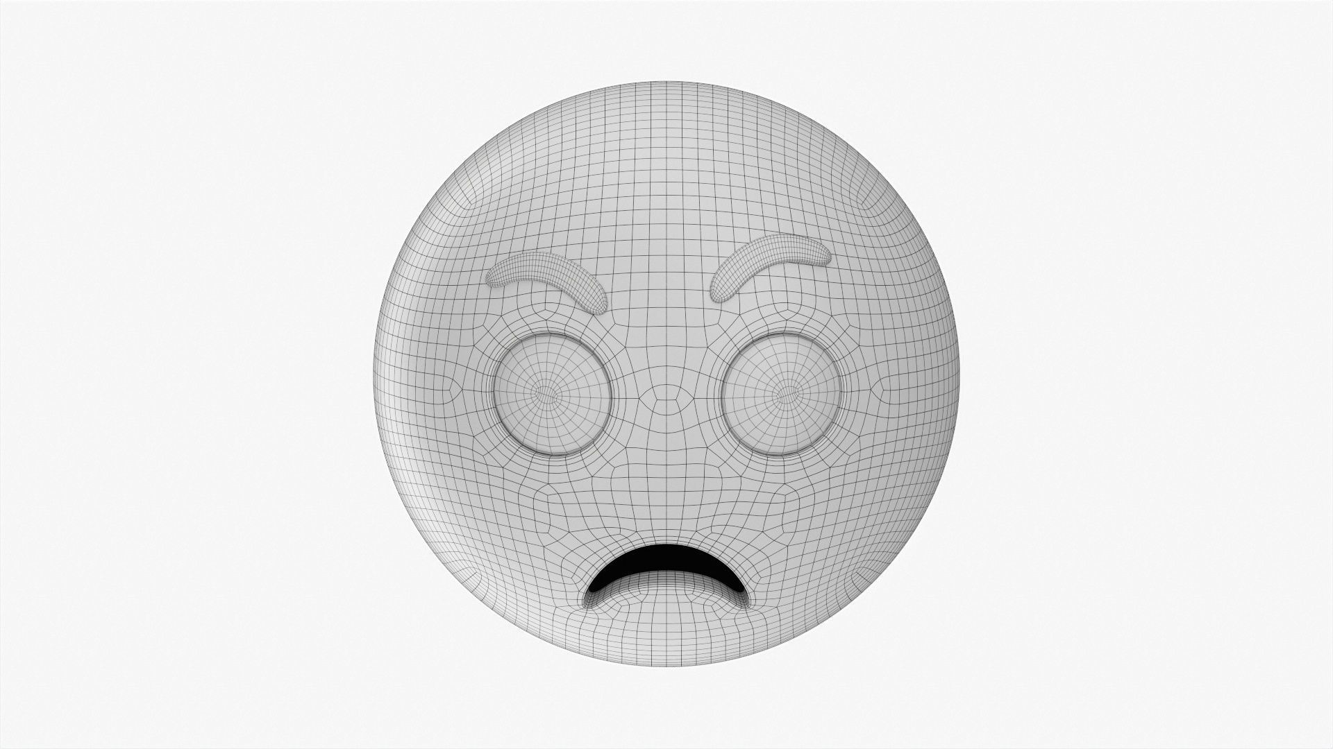 Emoji 071 Angry 3D model_5