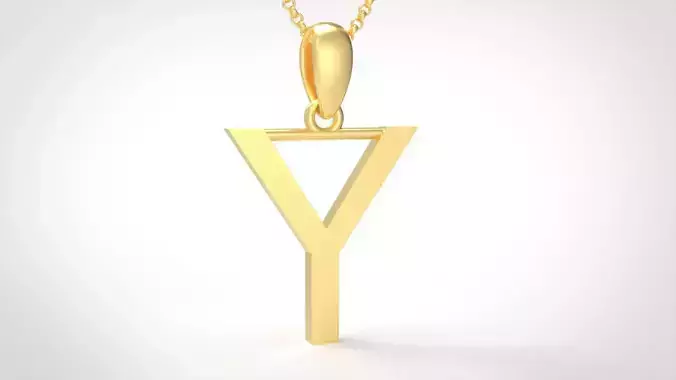 Model 623 Classic Initial Light Y Letter