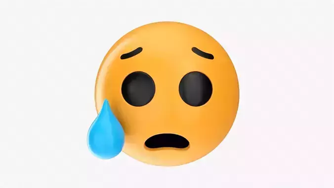Emoji 072 Crying with tear