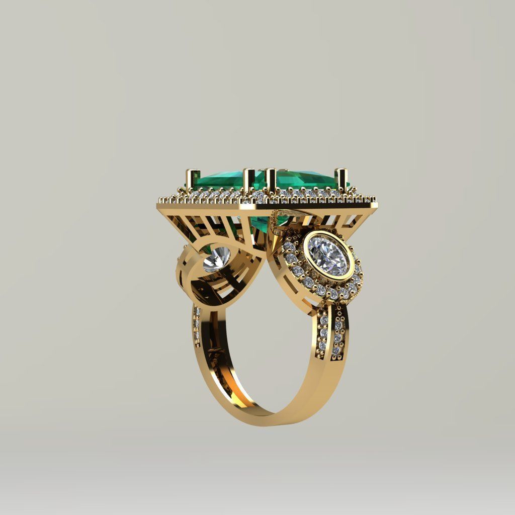 engagement rings 3D Model Collection 3D print model tmtr35 3D print model_3